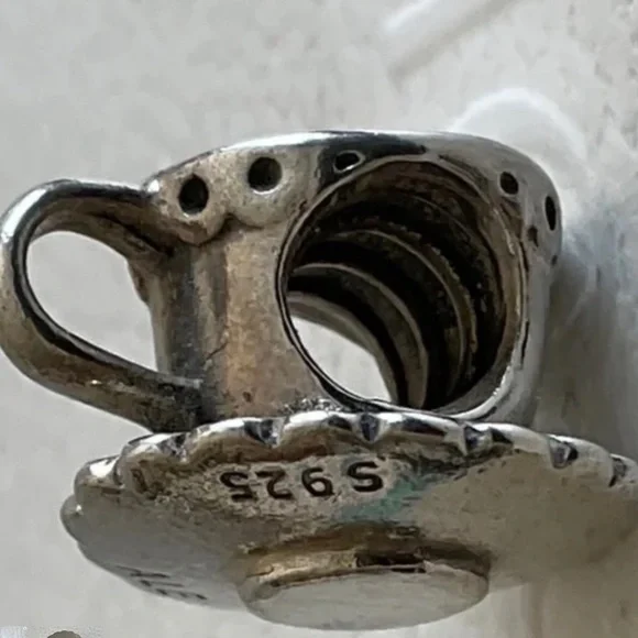 Pandora Silver Teacup Charm Bracelet - Picture 3 of 4